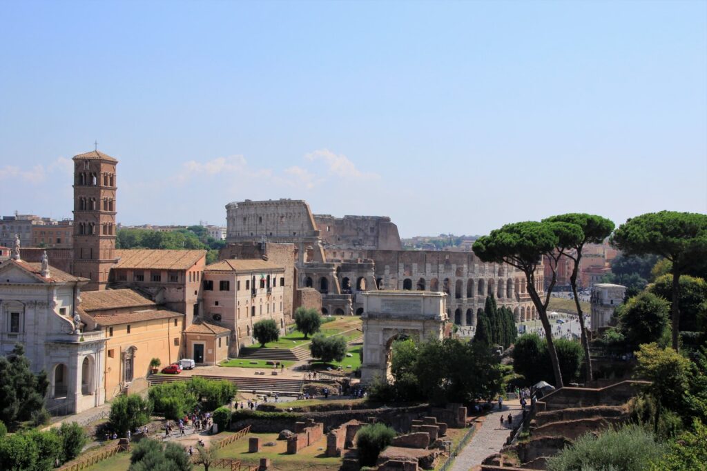 Colosseum and Roman Forum